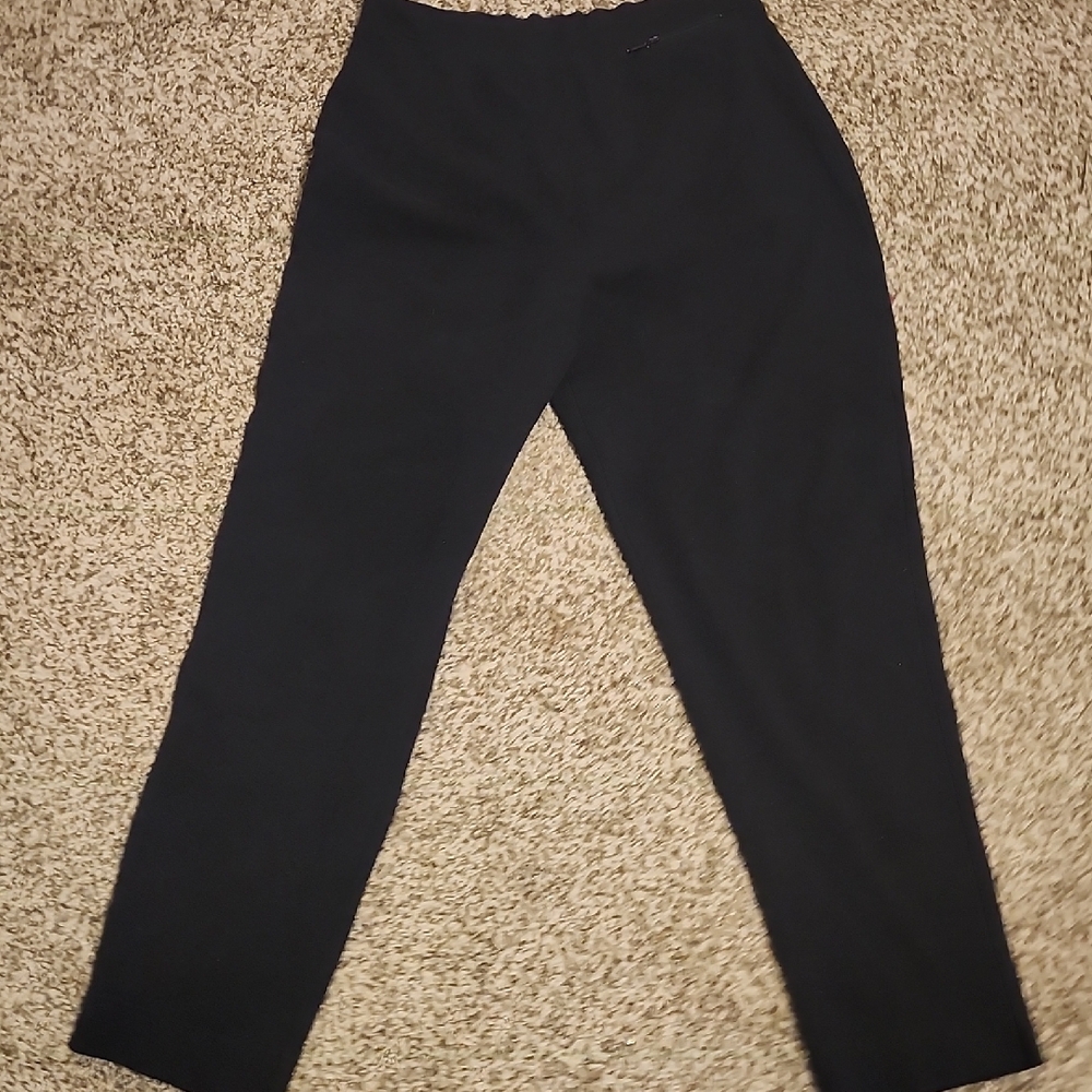 Talbots Black Trousers In A Womens Size M.